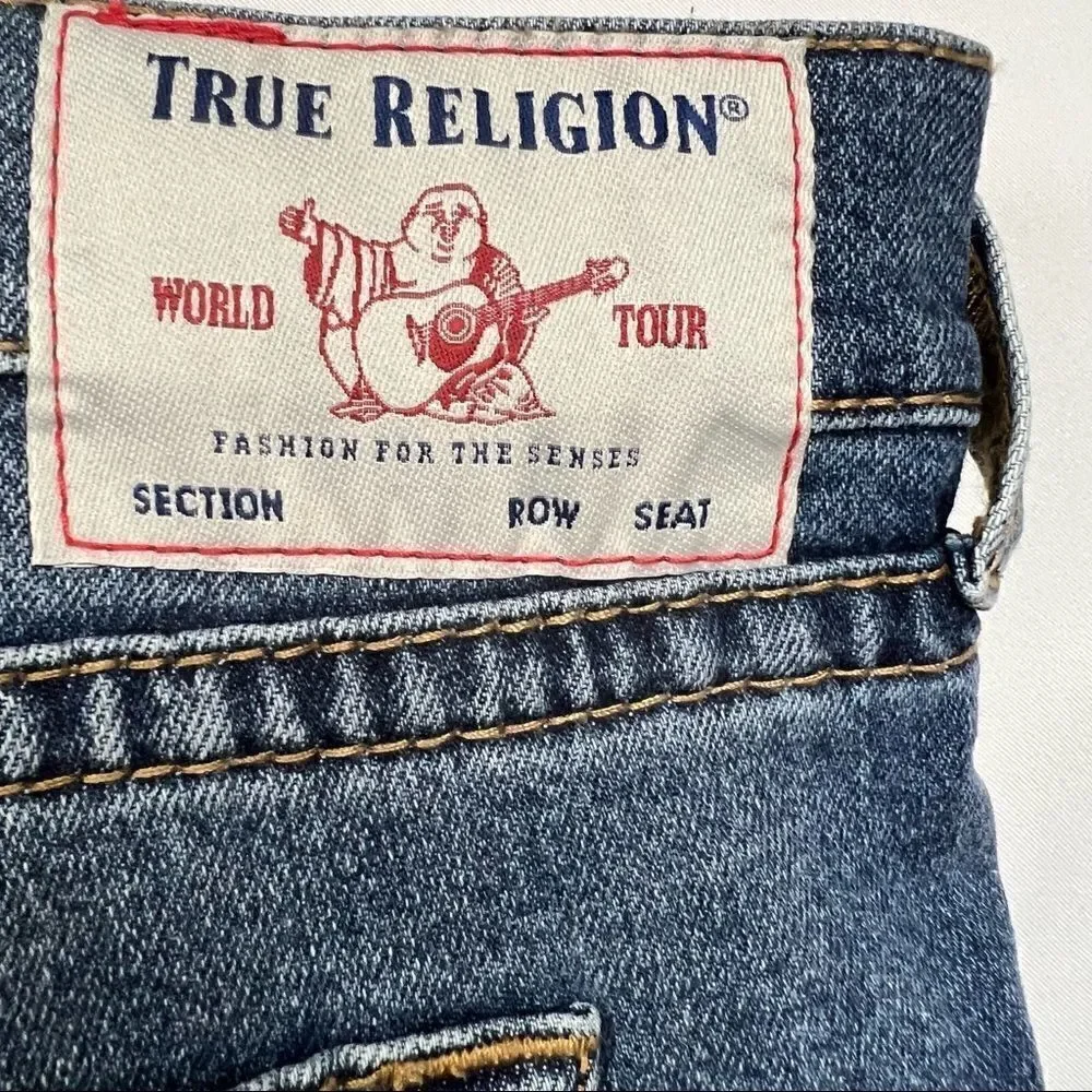 True Religion Geno Relaxed Slim Big T No Flap Jeans NWT